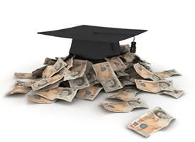 Student Finance (mortarboard & money)