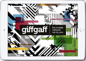 Giffgaff Tablet Branding