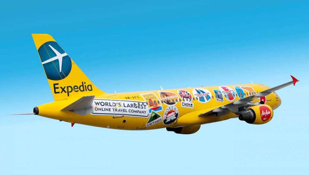 Expedia Plane