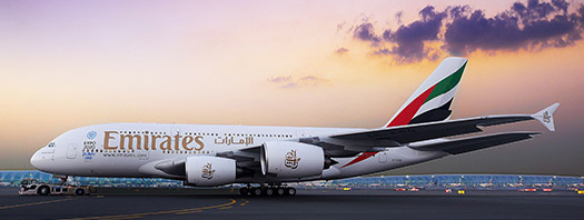 Emirates A380 Plane