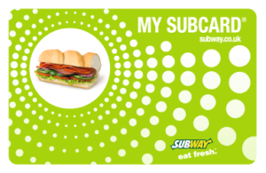 Subway Loyalty Card
