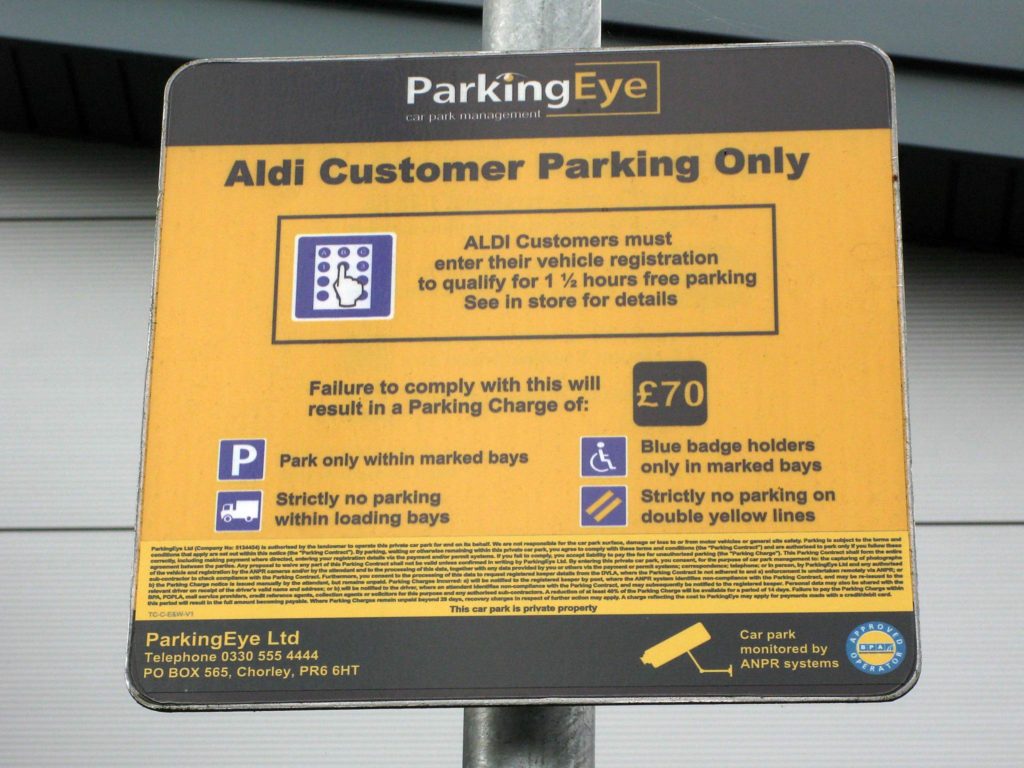ParkingEye Sign