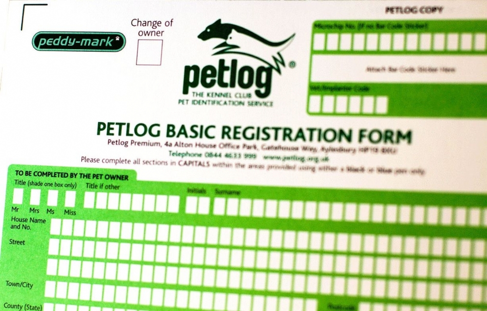 Petlog Registration Form