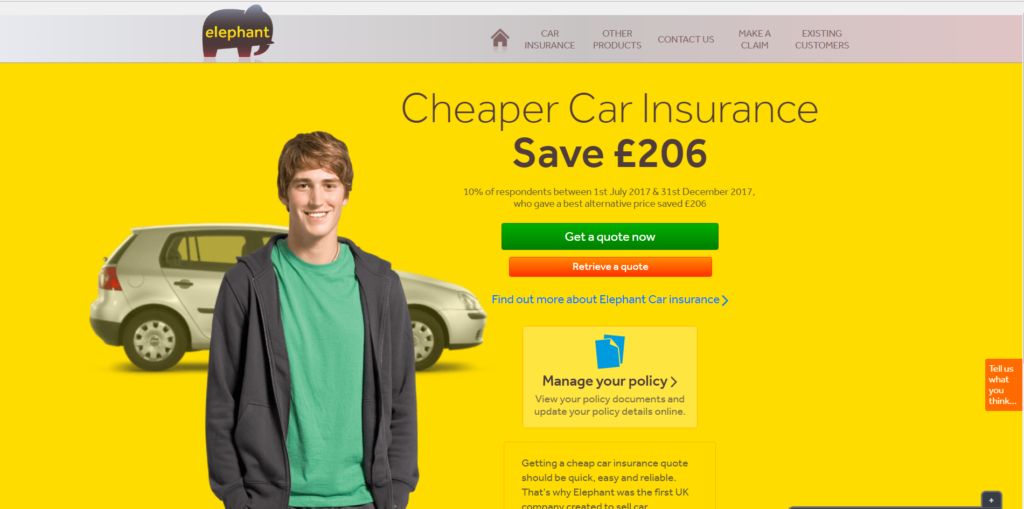 Elephant Auto Insurance Quote - Qlac Quote: Elephant Car Insurance